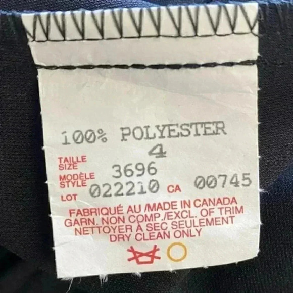 Vintage 90s JS Collections Long Black Formal Evening Gown Beaded Halter Neck 4 - Picture 13 of 16